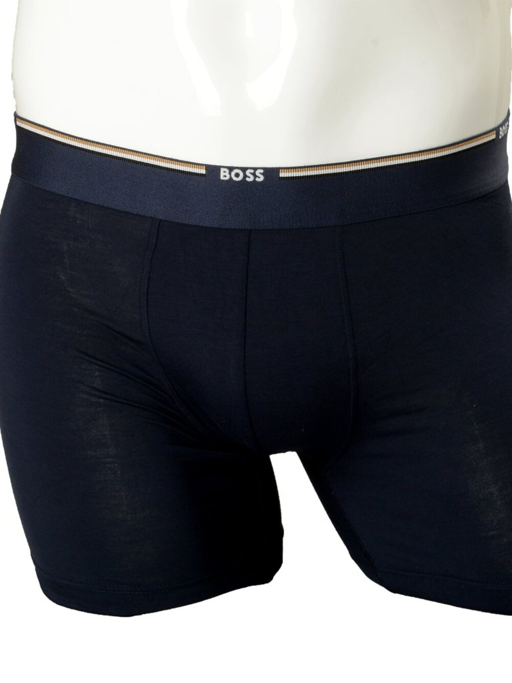 Hugo Boss Men's Navy Blue Logo Boxer Brief Underwear US M IT 50